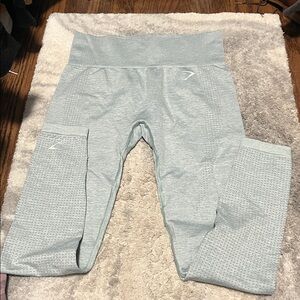Gymshark Light Gray/Pastel green  Leggings